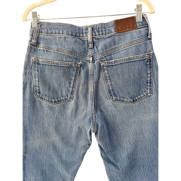 Madewell High-Rise Slim Boyjean Denim Jeans Womens Size 27 Medium Wash Casual Ev - Picture 6 of 12